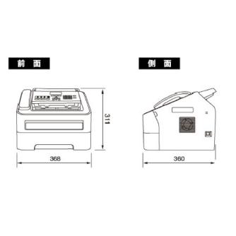 ブラザー工業（株） A4モノクロレーザー複合機耐久P5 FAX Ａ４モノクロレーザー複合機 FAX-2840