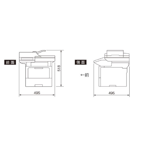 ブラザー工業（株） A4モノクロレーザー複合機耐久P60 MFC Ａ４モノクロレーザー複合機 MFC-L6820DW