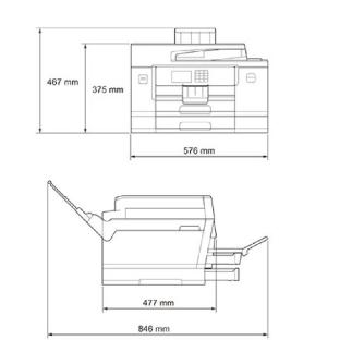 ブラザー工業（株） A3インクジェット複合機最大給紙600 MFC Ａ３インクジェット複合機 MFC-J7300CDW