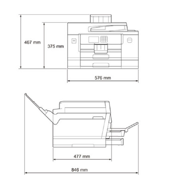 ブラザー工業（株） A3インクジェット複合機最大給紙600 MFC Ａ３インクジェット複合機 MFC-J7300CDW