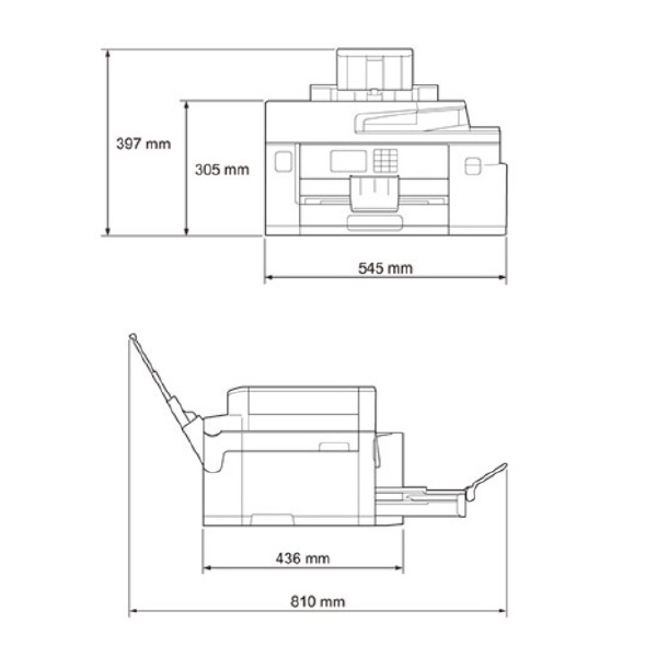 ブラザー工業（株） A3インクジェット複合機最大給紙350 MFC Ａ３インクジェット複合機 MFC-J5800CDW