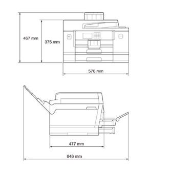 ブラザー工業（株） A3インクジェット複合機最大給紙600 MFC Ａ３インクジェット複合機 MFC-J7500CDW