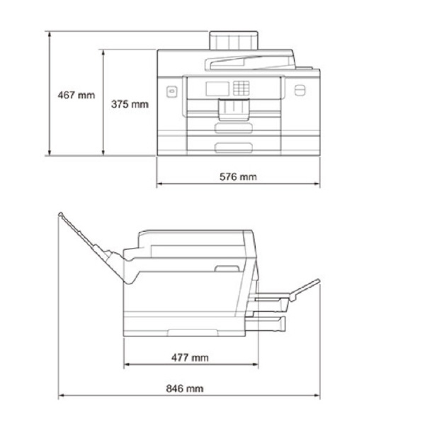 ブラザー工業（株） A3インクジェット複合機最大給紙600 MFC Ａ３インクジェット複合機 MFC-J7500CDW