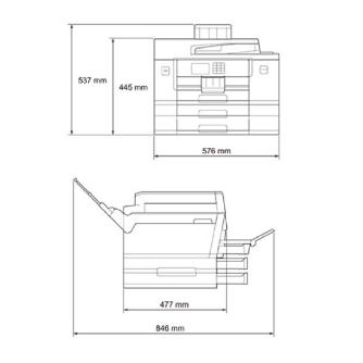 ブラザー工業（株） A3インクジェット複合機最大給紙850 MFC Ａ３インクジェット複合機 MFC-J7600CDW