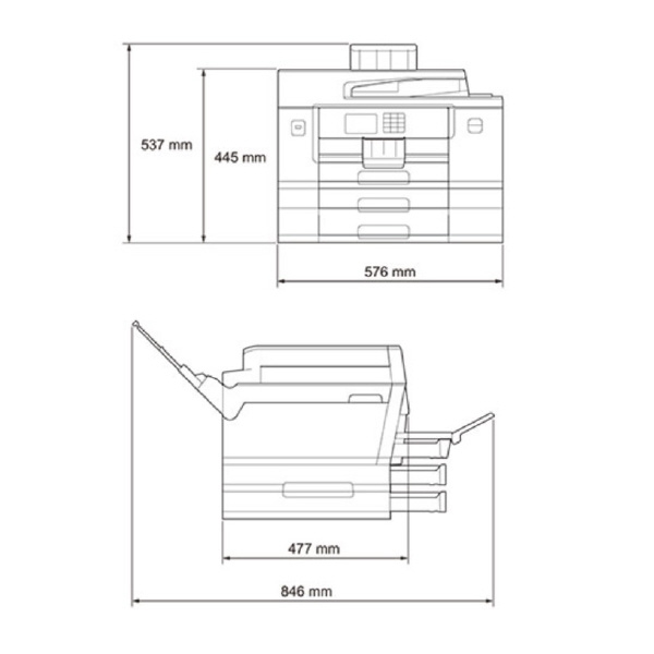 ブラザー工業（株） A3インクジェット複合機最大給紙850 MFC Ａ３インクジェット複合機 MFC-J7600CDW