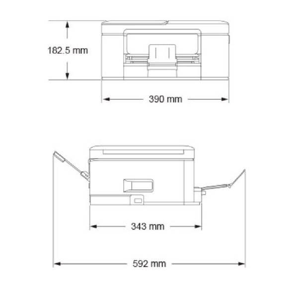 ブラザー工業（株） A4インクジェット複合機最大給紙151 DCP Ａ４インクジェット複合機 DCP-J929N-W