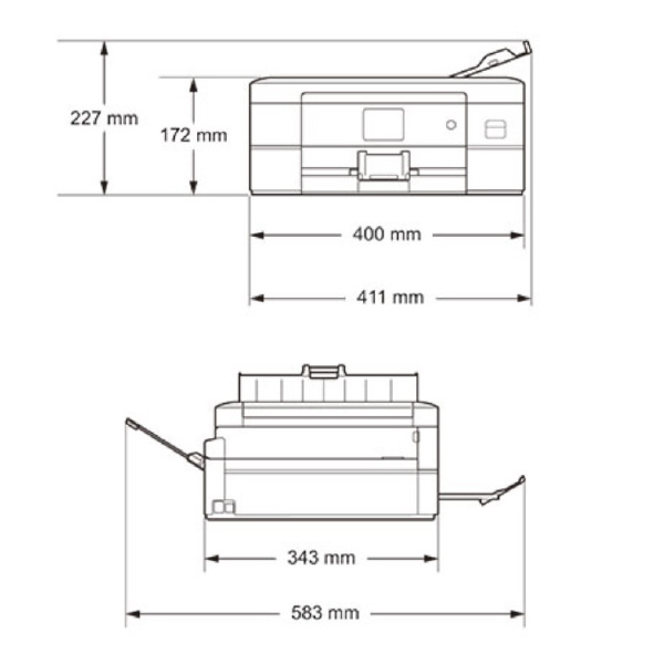 ブラザー工業（株） A4インクジェット複合機最大給紙101 DCP Ａ４インクジェット複合機 DCP-J1800N