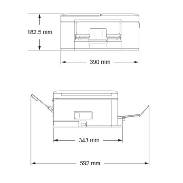 ブラザー工業（株） A4インクジェット複合機最大給紙151 MFC-N Ａ４インクジェット複合機 MFC-J908N