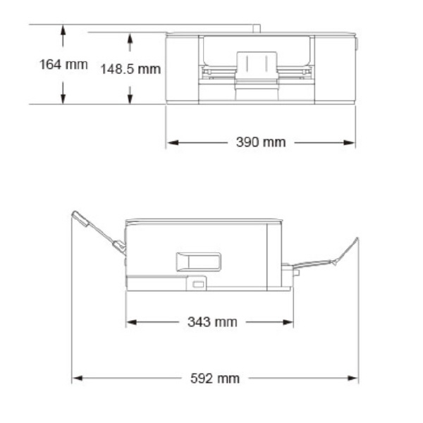 ブラザー工業（株） A4インクジェット複合機最大給紙151 DCP Ａ４インクジェット複合機 DCP-J1270N