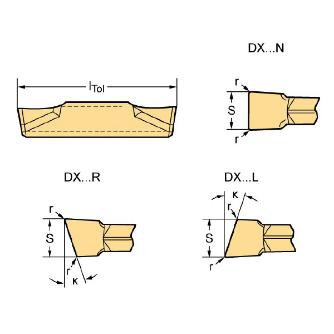 ワルタージャパン（株） 溝入れ用チップ DX 溝入れ用チップ DX18-2E200N02-CF6 WSM33G