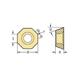 ワルタージャパン（株） ミーリング用チップ ODHT ミーリング用チップ ODHT0504ZZN-F57 WPP35G