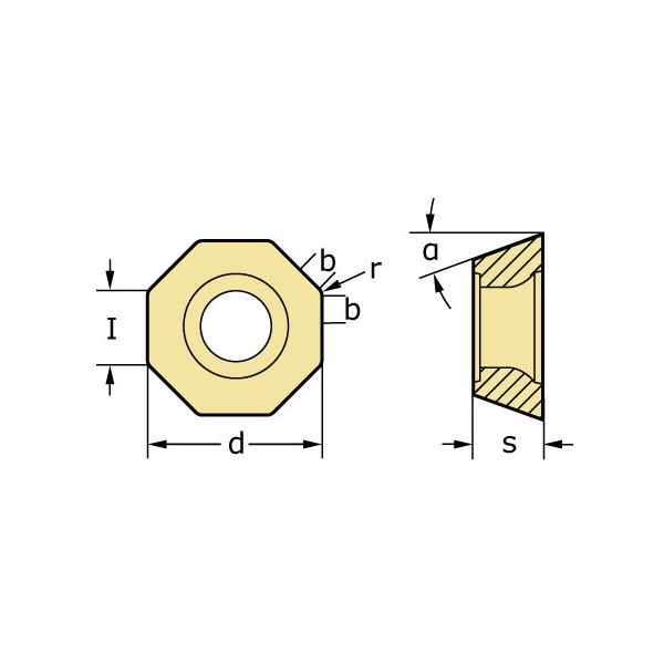 ワルタージャパン（株） ミーリング用チップ ODHT ミーリング用チップ ODHT0504ZZN-F57 WPP35G