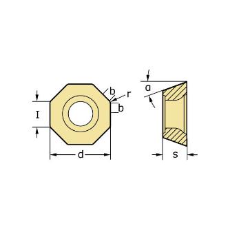 ワルタージャパン（株） ミーリング用チップ ODMT ミーリング用チップ ODMT0605ZZN-D57 WPP35G