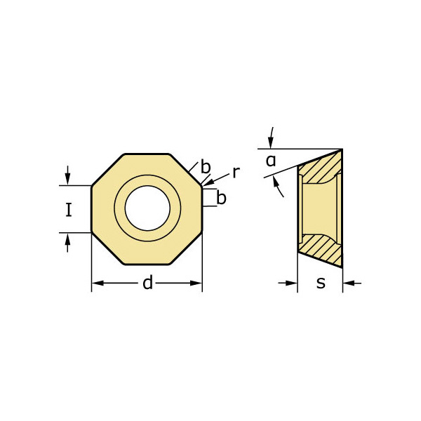ワルタージャパン（株） ミーリング用チップ ODMT ミーリング用チップ ODMT0605ZZN-D57 WPP35G