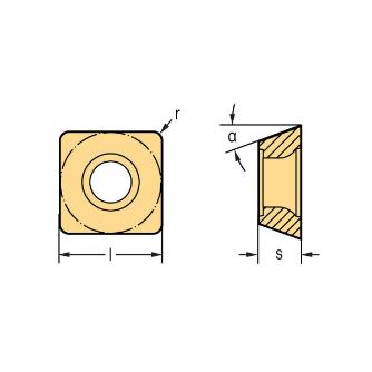 ワルタージャパン（株） ミーリング用チップ SPMW ミーリング用チップ SPMW120408-A57 WPP35G