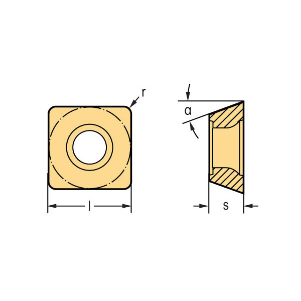 ワルタージャパン（株） ミーリング用チップ SPMW ミーリング用チップ SPMW120408-A57 WPP35G