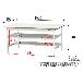 山金工業（株） ワークテーブル150シリーズ　固定式　中間棚板+半面棚板付　SUP ワークテーブル１５０シリーズ　固定式 SUP-1590TF-WW