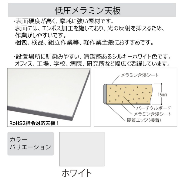 山金工業（株） ワークテーブル150シリーズ　固定式　中間棚板+半面棚板付　SUPH ワークテーブル１５０シリーズ　固定式 SUPH-1590TF-WW