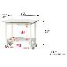 山金工業（株） ワークテーブル150シリーズ　ワンタッチ移動タイプ　全面棚板付　SUPU ワークテーブル１５０シリーズ　移動式 SUPU-960TT-WW