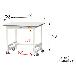 山金工業（株） ワークテーブル150シリーズ　ワンタッチ移動タイプ　SUPU ワークテーブル１５０シリーズ　移動式 SUPU-975-WW
