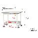 山金工業（株） ワークテーブル150シリーズ　ワンタッチ移動タイプ　全面棚板付　SUPU ワークテーブル１５０シリーズ　移動式 SUPU-975TT-WW