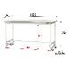 山金工業（株） ワークテーブル150シリーズ　ワンタッチ移動タイプ　SUPUH ワークテーブル１５０シリーズ　移動式 SUPUH-1875-WW