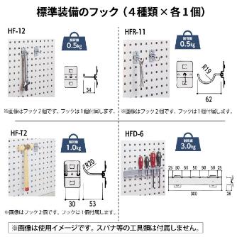 山金工業（株） コンビニワゴン パンチングパネル+コボレ止め付 ナイロンキャスター WCLPFN コンビニワゴン WCLPFN-3-P