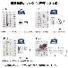 山金工業（株） コンビニワゴン パンチングパネル+コボレ止め付 ナイロンキャスター WCLPFN コンビニワゴン WCLPFN-3-P