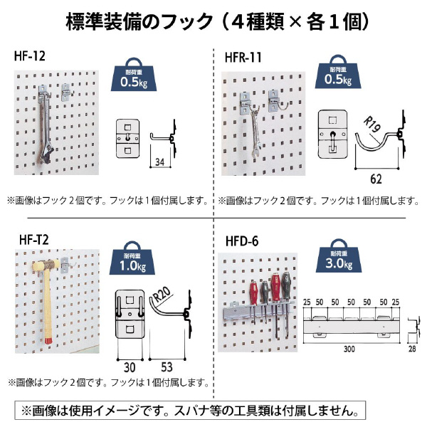 山金工業（株） コンビニワゴン パンチングパネル+キャビネット付 ゴムキャスター WCPC コンビニワゴン WCPC-3-P