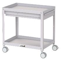 山金工業（株） コンビニワゴン キャビネット付 双輪キャスター WCCS