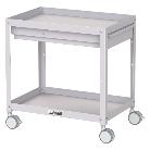 山金工業（株） コンビニワゴン キャビネット付 双輪キャスター WCCS