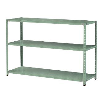 山金工業（株） ボルトレス軽量ラック(150kg/段) H1200 1.5S ボルトレス軽量ラック 1.5S4660-3G
