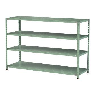 山金工業（株） ボルトレス軽量ラック(150kg/段) H1200 1.5S ボルトレス軽量ラック 1.5S4660-4G