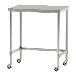 山金工業（株） ステンレスワークテーブル 移動式 H1037 SUS430 コの字タイプ WTC ステンレステーブル（ＳＵＳ４３０）移動式 WTC-9060-U75-H1037