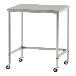 山金工業（株） ステンレスワークテーブル 移動式 H1037 SUS430 コの字タイプ WTC ステンレステーブル（ＳＵＳ４３０）移動式 WTC-9075-U75-H1037