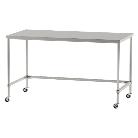 山金工業（株） ステンレスワークテーブル 移動式 H1037 SUS430 コの字タイプ WTC