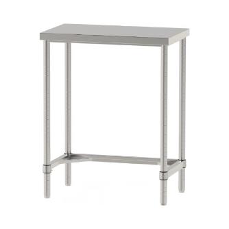 山金工業（株） ステンレスワークテーブル 固定式 H950 SUS304 コの字タイプ WTN ステンレステーブル（ＳＵＳ３０４）固定式 WTN-7545-H950