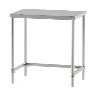 山金工業（株） ステンレスワークテーブル 固定式 H950 SUS304 コの字タイプ WTN ステンレステーブル（ＳＵＳ３０４）固定式 WTN-9060-H950