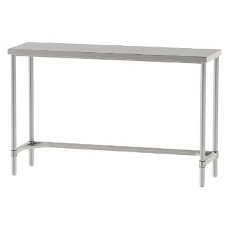 山金工業（株） ステンレスワークテーブル 固定式 H950 SUS304 コの字タイプ WTN ステンレステーブル（ＳＵＳ３０４）固定式 WTN-15045-H950