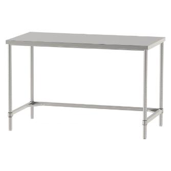 山金工業（株） ステンレスワークテーブル 固定式 H950 SUS304 コの字タイプ WTN ステンレステーブル（ＳＵＳ３０４）固定式 WTN-15075-H950