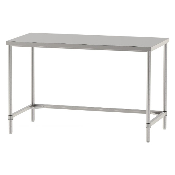 山金工業（株） ステンレスワークテーブル 固定式 H950 SUS304 コの字タイプ WTN ステンレステーブル（ＳＵＳ３０４）固定式 WTN-15075-H950