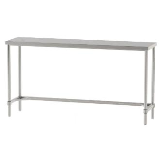 山金工業（株） ステンレスワークテーブル 固定式 H950 SUS304 コの字タイプ WTN ステンレステーブル（ＳＵＳ３０４）固定式 WTN-18045-H950