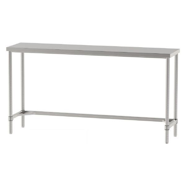 山金工業（株） ステンレスワークテーブル 固定式 H950 SUS304 コの字タイプ WTN ステンレステーブル（ＳＵＳ３０４）固定式 WTN-18045-H950