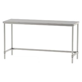 山金工業（株） ステンレスワークテーブル 固定式 H950 SUS304 コの字タイプ WTN ステンレステーブル（ＳＵＳ３０４）固定式 WTN-18060-H950