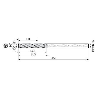 住友電気工業（株） フラットマルチドリル MDF-H フラットマルチドリル（内部給油式） MDF0300H3D-A DLX1700