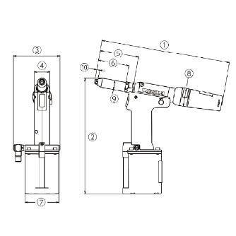 （株）ロブテックス エアーリベッター R1A1PL エアーリベッター R1A1PL