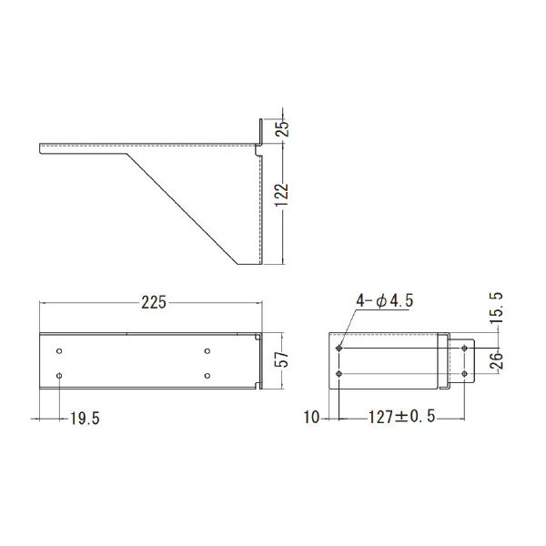 コーセル（株） 取付金具 F-PLA 取付金具 F-PLA300-2