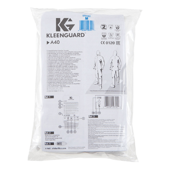 日本製紙クレシア（株） クリーンガード A40 ツナギフク クリーンガードＡ４０／大箱単位 68714 ﾂﾅｷﾞﾌｸ M ｻｲｽﾞ