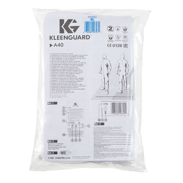 日本製紙クレシア（株） クリーンガード A40 ツナギフク クリーンガードＡ４０／大箱単位 68734 ﾂﾅｷﾞﾌｸ XL ｻｲｽﾞ