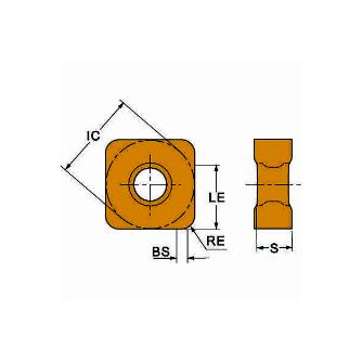 サンドビック（株） コロミルMF80 チップ MF80 コロミルＭＦ８０　チップ　【Ｃ】 MF80-130512M-M50 1220